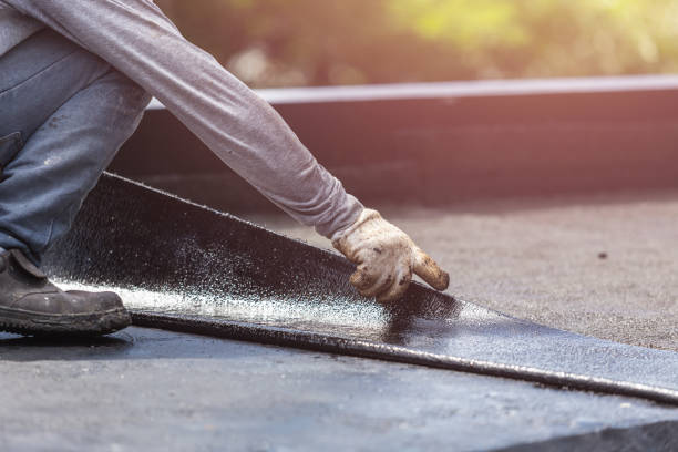Professional Interior Drainage System technician working in Hudson, IL